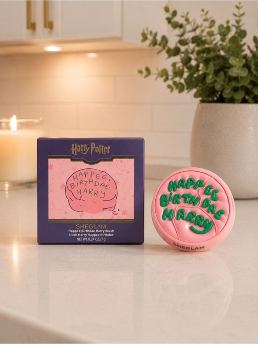 ✨ Harry Potter x SHEGLAM “HAPPEE BIRTHDAE HARRY” Blush ✨ LIMITED EDITION